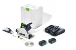 Akumuliatorinis diskinis pjūklas Festool TSC 55 5,0 KEBI-Plus/XL; 18 V; 2x5,0 Ah akum.
