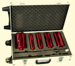 Gręžimo karūnų rinkinys Cedima 50012614; 57/72/82/112/132 mm; 5 vnt.