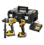 Įrankių rinkinys DeWalt DCK2052H1E1T-QW (DCD999 + DCF850); 18 V; 1x1,7/5,0 Ah akum.