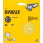 &Scaron;lifavimo popierius DeWalt DT3128-QZ; 150 mm; K320; 10 vnt.