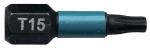 Sukimo antgalis Makita Impact Black; T15; 25 mm; 2 vnt.