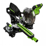 Akumuliatorinės skersinio pjovimo staklės Greenworks MS24L00-01; 24 V; 216 mm (be akumuliatoriaus ir pakrovėjo)