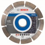 Deimantinis pjovimo diskas Bosch Standard for Stone 2608603236; 125x22,23 mm; 10 vnt.