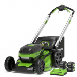 Akumuliatorinė savaeigė vejapjovė Greenworks GD24X2LM46SP4K44x; 2x24 V; 4x4,0 Ah akum.