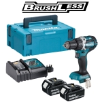 Suktuvas-gręžtuvas Makita DDF484RFJ; 18 V; 2x3,0 Ah akum.