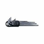 &Scaron;e&scaron;iakampių raktų rinkinys Condor Werkzeug C1121/2; TORX T10-T50; 9 vnt.