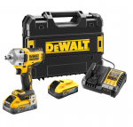 Smūginis veržliasūkis DeWalt DCF891H2T-QW; 18 V; 1/2''; 2x5,0 Ah akum.