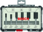 Frezų rinkinys Bosch 2607017467; 1/4''; 6 vnt.