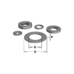 Priedas frezai CMT 541.525.00, D=12/21X0,5