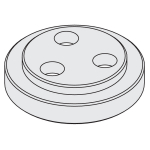 FLANGE FOR CHUCK WITH ARBOR 35MM  (M)