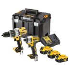 Įrankių rinkinys DeWalt DCK276P3T-QW (DCD996 + DCF887); 18 V; 3x5,0 Ah akum.