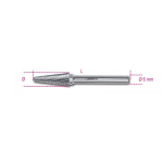 Freza gręžtuvui Beta 426MD-TA12; 73 mm; 12 mm