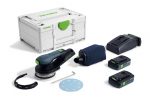 Ekscentrinis &scaron;lifuoklis Festool ETSC 2 125 4,0 I-Plus; 18 V; 2x4,0 Ah akum.