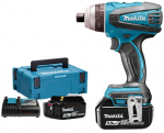 Smūginis suktuvas-gręžtuvas Makita DTP141RTJ; 18 V; 2x5,0 Ah akum.