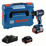 Suktuvas-gręžtuvas Bosch GSR 18V-90 C; 18 V; 2x4,0 Ah akum.