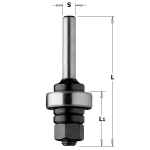 Frezos kotas CMT 724.060.10; S=6 mm; L=61 mm; su guoliu