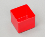 Plastikinė dėžutė Allit EuroPlus 45/1; 54x54x54 mm; raudona