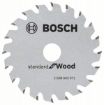 Pjovimo diskas medienai Bosch; 85x1,1x15,0 mm; Z20; 14&deg;