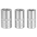 Sukimo galvučių komplektas Stanley FMMT17092-0; 1/4''; 11-13 mm; 3 vnt.