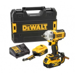 Smūginis veržliasūkis DeWalt DCF891P2LRT-QW; 18 V; 1/2''; 2x5,0 Ah akum.