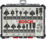 Frezų rinkinys Bosch; 6 mm; 15 vnt.