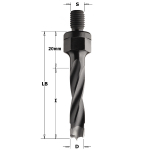 Grąžtas medienai CMT; S=M10 mm; D=6x43 mm