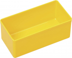 Plastikinė dėžutė Allit EuroPlus 45/2; 54x108x45 mm; geltona