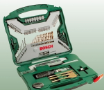 100 dalių priedų komplektas Bosch TITANIUM