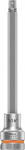 Sukimo galvutė Wera WE05003086001; HEX-plus; 3/8''; 3/16''x107 mm