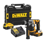 Perforatorius DeWalt DCH172P2-QW; 18 V; 1,4 J; SDS-plus; 2x5,0 Ah akum.