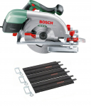 Diskinis pjūklas Bosch PKS 66-2 AF+ 3x35 cm kreipiančioji liniuotė