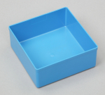 Plastikinė dėžutė Allit EuroPlus 45/3; 108x108x45 mm; mėlyna