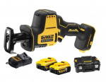 Akumuliatorinis tiesinis pjūklas DeWalt DCS369P2-QW; 2x5,0 Ah akum.