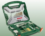 103 dalių priedų komplektas Bosch TITANIUM