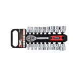 Sukimo galvučių komplektas AWTools AW39019; 1/2''; 8-32 mm; 19 vnt.
