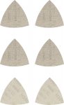 &Scaron;lifavimo tinklelis Bosch M480; 93 mm; P80/120/180; 6 vnt.