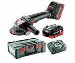 Kampinis &scaron;lifuoklis Metabo WVB 18 LT BL 11-125 Quick; 18 V; 2x5,5 Ah akum.