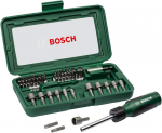 46 dalių priedų komplektas Bosch TITANIUM