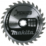 Pjovimo diskas medienai Makita; 165x2,2x20,0 mm; Z28; 23&deg;