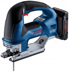 Akumuliatorinis siaurapjūklis Bosch GST 18V-155 BC; 18 V; 2x4,0 Ah akum.