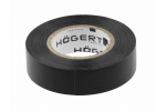 Izoliacinė juosta Hogert HT1P281; 0,13x19 mm; 20 m; juoda