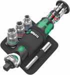 Įrankių komplektas Wera 8009 Zyklop Pocket Imperial Set 2; 3/8''-1/4''; 18 vnt.