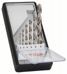 Grąžtų komplektas metalui Bosch HSS-G; 2-8 mm; 6 vnt.