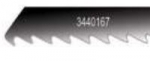 Pjūkleliai siaurapjūkliui Virutex 3440167; 105 mm; 4 mm; 5 vnt.