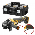 Kampinis &scaron;lifuoklis DeWalt DCG406NT-XJ; 18 V; 125 mm; (be akumuliatoriaus ir pakrovėjo)