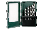 Grąžtų komplektas medienai Metabo 8-elements drill set; 3-10 mm; 8 vnt.