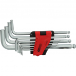 &Scaron;e&scaron;iakampių raktų rinkinys KS Tools 151.5000; 1,5-10 mm; 10 vnt.