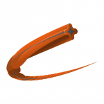 Pjovimo gija Husqvarna WHISPER TWIST; 2,7 mm; 10 m