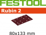 &Scaron;lif. popierius vibro &scaron;lifuokliui Rubin2; 80x133 mm; P80; 50 vnt.