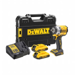 Smūginis veržliasukis DeWalt DCF921D2T-QW; 18 V; 2x2,0 Ah akum.